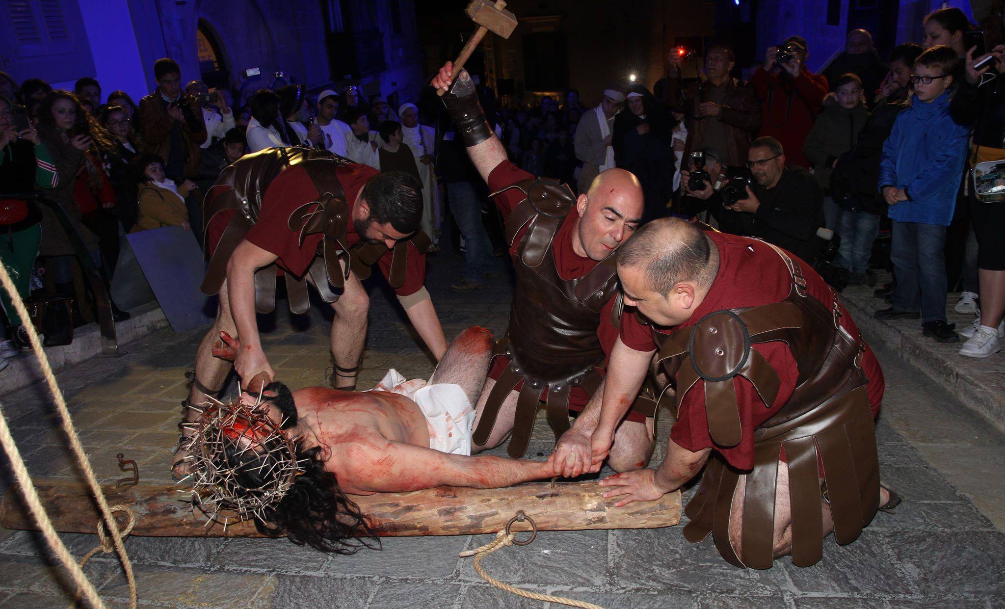 Dramatisation of the passion of the Christ in Gozo
