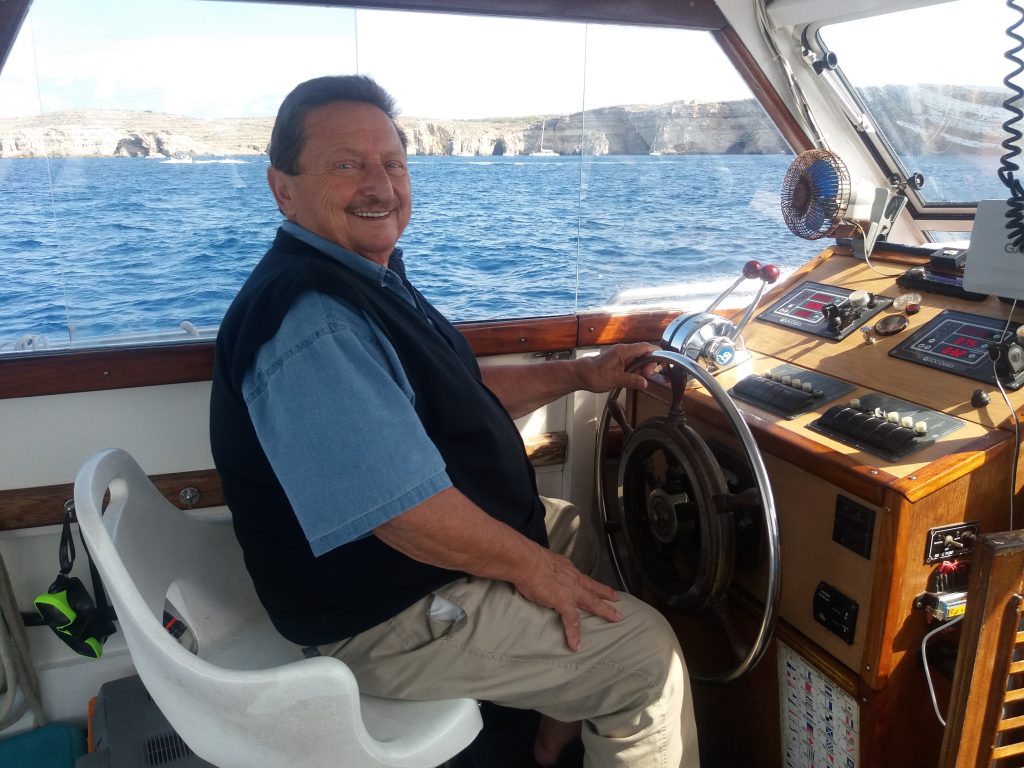 Sailing around Gozo