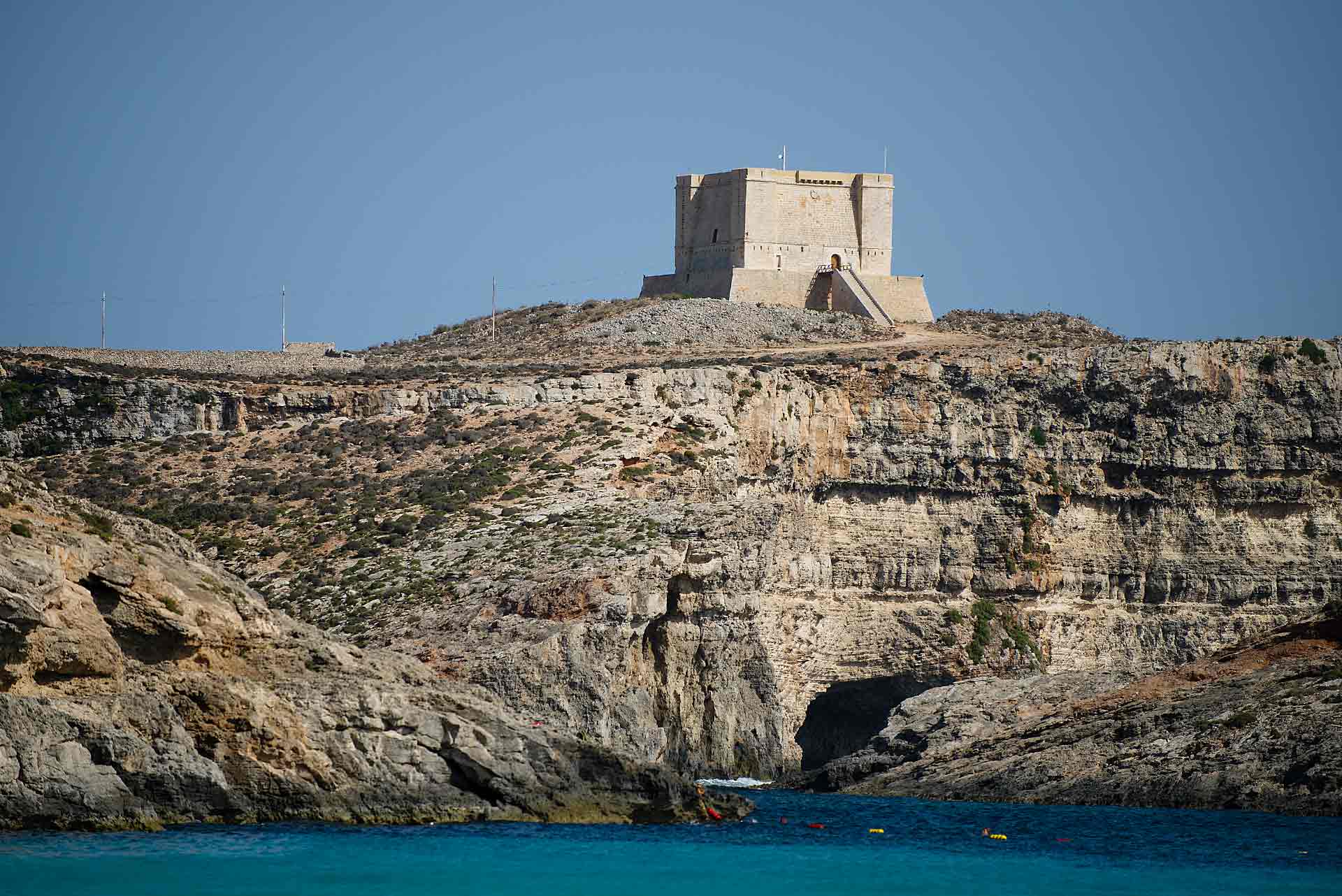 St Mary's Tower in Comino