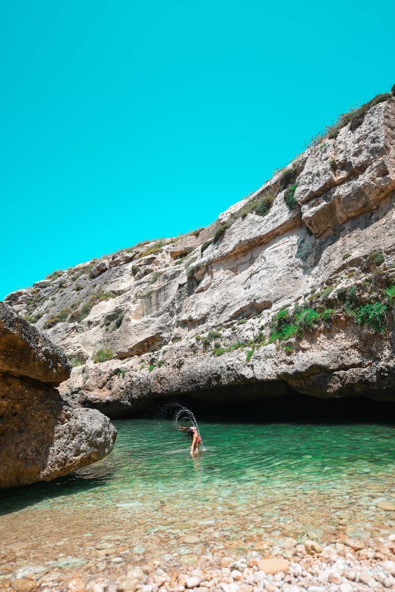 Secluded beaches is something that Gozo's known for - there's a good chance you get a beach all to yourself.
